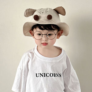 Cute Baby Fisherman Hats 3D Ear Korean Sun Protection Childrens Basin Hat Cartoon Thin Infant Sun Caps For Kids 1-4 Years