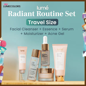 Agen Resmi Paket Bundling LUME Skincare Radiant Routine Set Travel Size BPOM Halal