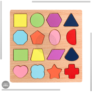 กระดานไม้ เสริมพัฒนาการเด็ก จิ๊กซอว์ไม้ เรียนรู้รูปทรงเลขาคณิต ตัวเลข ตัวอักษร ช่วยเสริมจินตนาการ เสริมความรู้