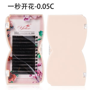 yelix One-Second Blooming Grafting False Eyelashes European and American Curl Natural Dense Arrangement Cross-Border Beauty Eyelash Makeup Artist Exclusive