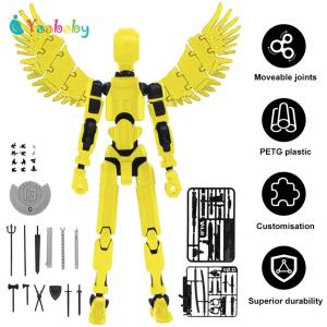 Multi-Articular Action Figures Multi-Jointed Movable 3D Printed Mannequin 13 Dummy Action Figures Dummy 13 Figures