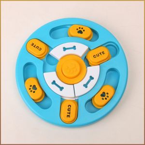 เครื่องป้อนอาหาร เรียบเนียนและกลม ชามอาหารช้า ชามสัตว์เลี้ยง เครื่องป้อนอาหาร การฝึกอบรม ป้องกันการสําลัก