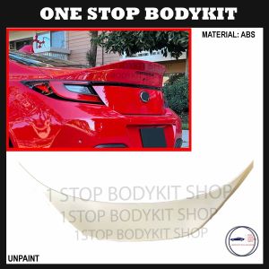 TOYOTA GR86 2022+ FACTORY STYLE REAR TRUNK SPOILER ABS SKIRT LIP BODYKIT