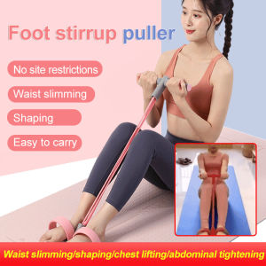 Pilates and Sit-Ups Assistant: Yoga Pull Resistance Ropes & Home Stirrup Puller