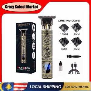 LCD Display T9 Electric Hairber 0mm Shaver Hair Trimer Home Appliances Travel Barber Razors Shaving Machine for Men Trimmer Man ABS