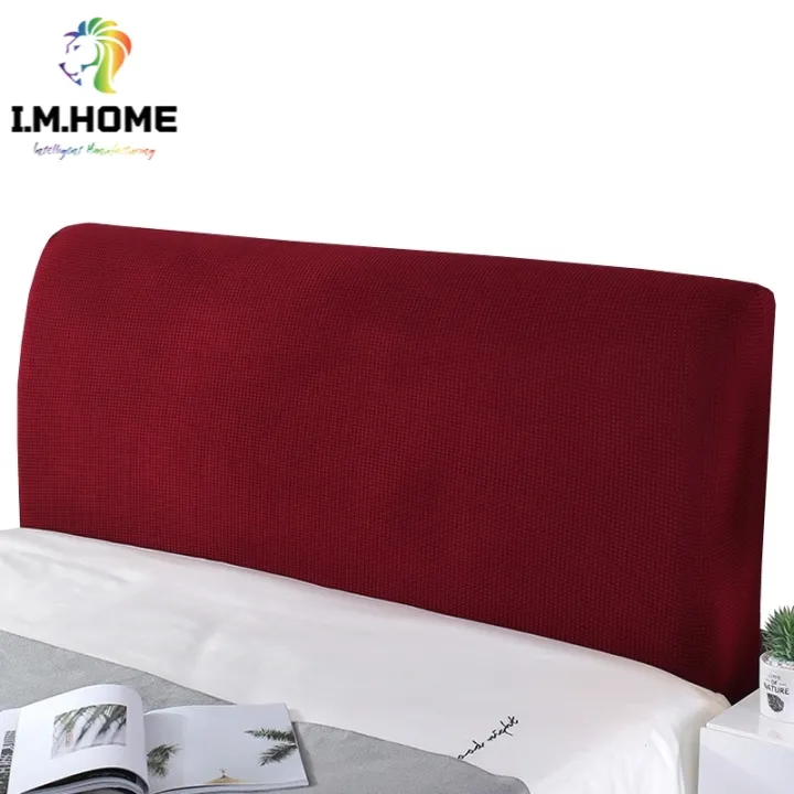 หัวเตียงและปลายเตียง IMHOME- พร้อมส่งจากไทย ผ้าคลุมหัวเตียง 5 ฟุต 6 ฟุต ผ้าโพลีเอสเตอร์ มี 2 ขนาดไซส์เตียง Bed Headboares รุ่น QY-158