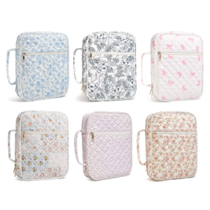 Stylish Christian Gift Quilted Bag Bag With Interior Compartments Secured Zippers Pocket For Pens Phone Essential