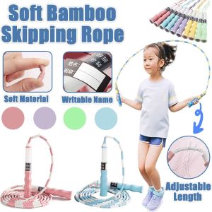 ALLLUCK 1Pcs Skill Jumping Jump Rope 2.8M PVC Training Rope Durable Soft Beaded Fitness Gym Rope for Beginners Adult Children