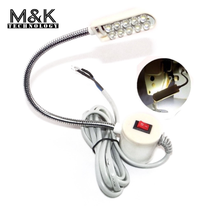 FC COD 30/10 LED Sewing Machine Light Working Gooseneck Lamp with