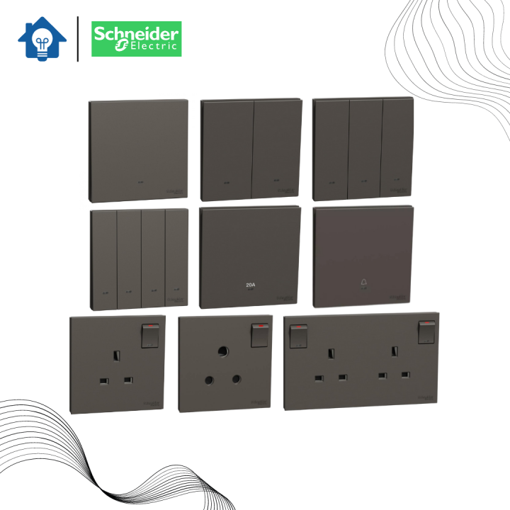 Schneider AvatarOn C Switches & Sockets / 13A 15A Switch Socket / 20A ...