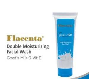 Sabun Flacenta Goats Milk Facial Wash 100g