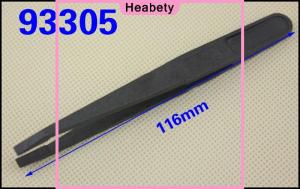 Heabety Type : Plastic Tweezers Material: PPS+Fiber composite plastics Color:black Overall Size : approx. 12 x 1.1 x 1.4cm 4.7
