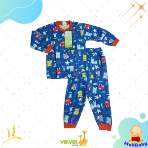 Piyama Anak Bayi umur 2 3 4 5 6 7 8 9 10 Tahun Setelan Baju Tidur Velvet Junior Ukuran Besar