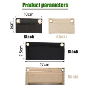 Felt Cloth Bag Envelope Bag Felt Wallet Liner Card Package Internal Layer Retrofitted Crossbody Bag Chain Inner Container Bag Insert Organzier
