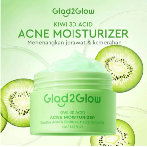 GLAD2GLOW Kiwi 3D Acid Acne Moisturizer Pelembab Wajah