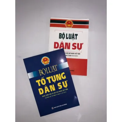 Sách Bộ Luật Dân Sự + Bộ luật tố tụng Dân Sự ( Bộ 2 cuốn)