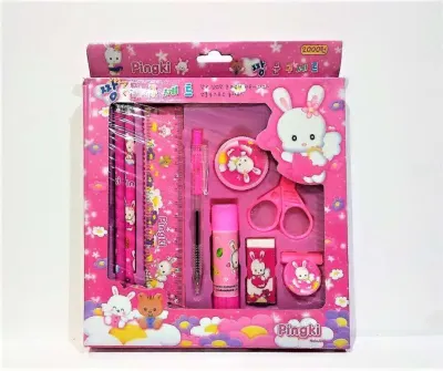 J039 Set alat tulis anak Set alat tulis karakter