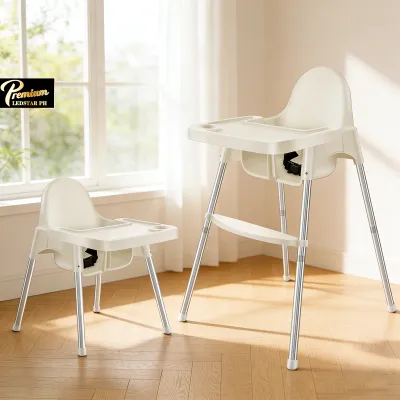 High Chair Booster Seat For Baby Dining FeedingAdjustable Height Dinner Plate Hight Baby Seat Chair