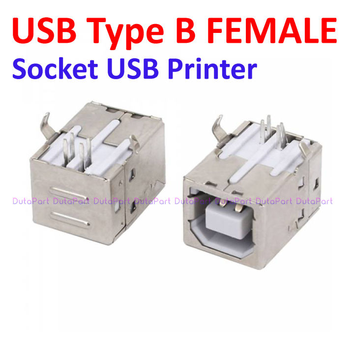 20 Pcs Usb Type B Female 4 Pin Connector Socket Usb Port Printer Usb Kotak Lazada Indonesia 3298