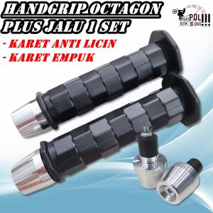 HANDGRIP OCTAGON JALU STANG HANGRIP HANFAT HANDFAT HAND HAN GRIP FAT MOTOR EMPUK ANTI LICIN PNP