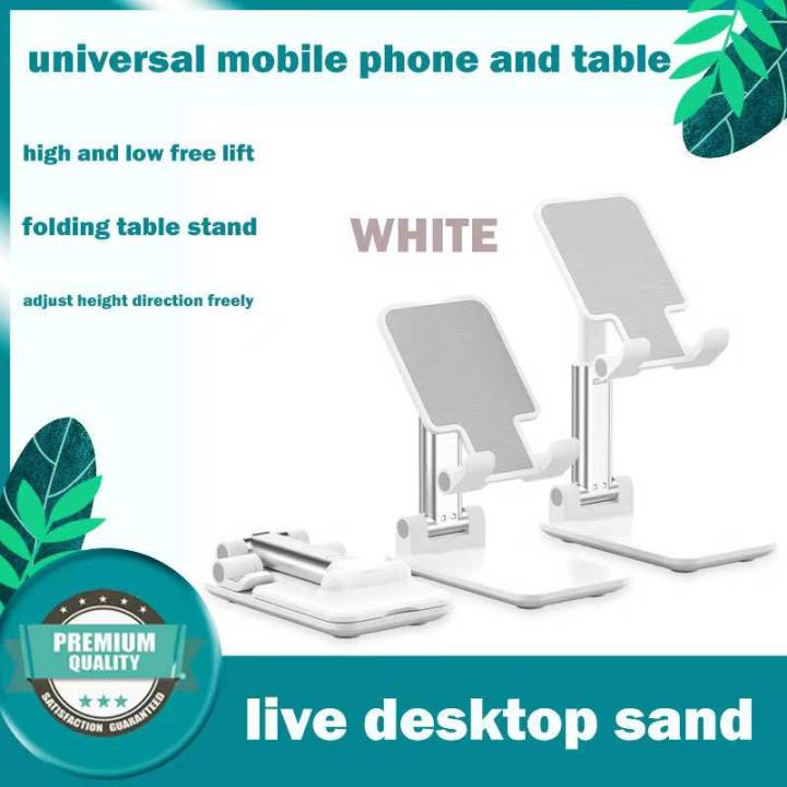 k3 Universal Cellphone holder Foldable Desk Phone stand Telescopic  Adjustable Mobile/Pad Stand K3 Premium Adjustable Folder Desk Mobile Phone  Holder