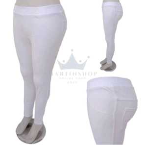 Celana Legging Denim Wanita Big Size/Legging denim bahan Lembut Terbaru