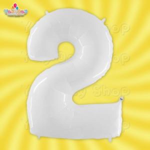 BD Balloons: Big 40 Inch White Foil Number Balloon The Ultimate Birthday Party set Decoration Party Needs & party balloons