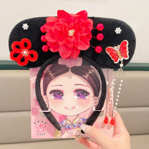 Cài tóc bờm tóc hoàn châu cách cách hanfu cổ trang trung hoa xinh xắn diện lễ tết TRUNG THU năm mới đẹp