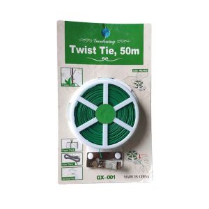 30M Horticultural Plastic Wrapped Wire Ties Plant Seedling Flower Tie Bundle Wire Garden Tie Wire