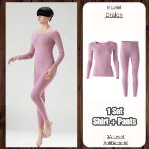 🇲🇾(SET) Men Women Premium Winter Inner FELLO Wear Warm Germany Dralon Fabric Thick Thermal Long Johns Velvet男女德绒保暖衣