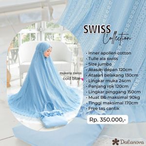 Mukena dewasa dalanova mukena Swiss terbaru 2022 jumbo bahan katun ready siap kirim