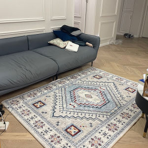 【SG.Spot ❤ 2 models】Bohemian waterproof and stain-resistant floor cushion丨Ethnic style living room large full-length carpet丨Bedroom bedside non-slip blanket