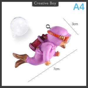 [Creative] Diver Treasure Chest Box Antique Creative Fish Tank Decoration Aquarium Ornaments Resin