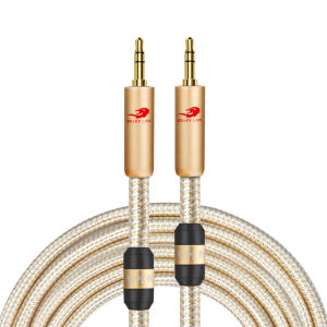 GOLLEY LION Jack 3.5mm AUX Cable 3.5mm Male to Male Stereo Audio Cable for Headphones Car Cell Phone Soundbox Speaker Wire Line