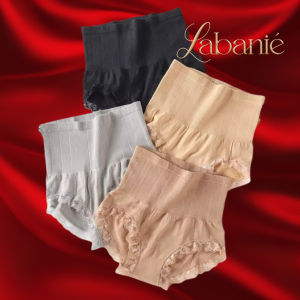 Labanie Womens High Waist Slimming Panty Girdle Seamless Body Shaper Tummy Control Waist Trainer Compression Underwear Breathable Soft Stretch Shapewear
