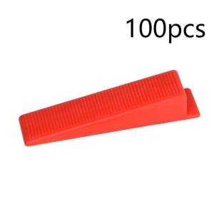 100Pcs Tile Leveler Tile Spacers System 1/2/3mm Tile Clips Push Pliers Tile Leveling Wedges Durable