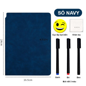 Sổ Tay Bảng Trắng A5 gọn nhẹ đa năng bìa Da sang trọng sổ vẽ phác thảo sổ ghi chú bảng nháp