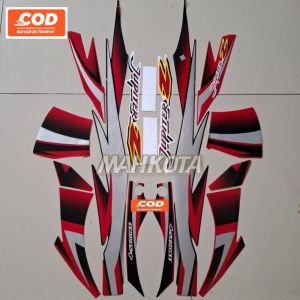 Striping sticker Yamaha Jupiter Z 2003 oren oranye Fullset