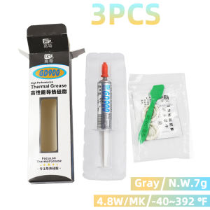 GD900 สารนำความร้อน 7g (3 ชิ้น) สารประกอบระบายความร้อนซิลิโคน สำหรับการระบายความร้อน CPU คอมพิวเตอร์ รุ่น BX7