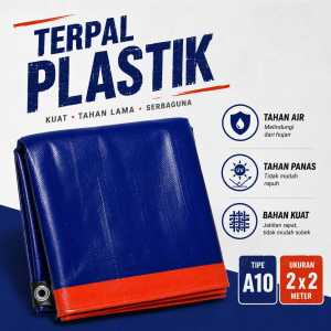 TERPAL PLASTIK KOREA A10 UKURAN 2X2 meter