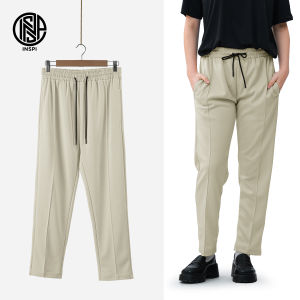 INSPI Pleated Trouser Pants For Men and Women with Pockets Stretchable Jogger Pantalon Collection Menswear Straight Cut Pant