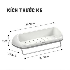 Kệ Nhà Tắm Thông Minh OENON  Kệ Để Đồ Phòng Tắm Kèm Giá Treo Khăn Kệ Để Gia Vị Lắp Đặt Dán Tường Cao Cấp