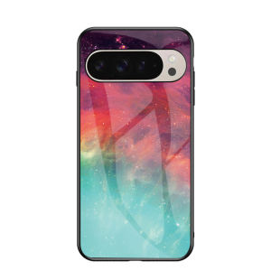 Bầu trời đầy sao màu gradient thủy tinh ngôi sao Ốp điện thoại cho Google Pixel 9 Pro XL 5g 2024 pixel9 8 7 6 8A 7A 6A pixel8 trường hợp Chống Sốc Ốp điện thoại TPU softcase Máy ảnh Vỏ lưng bảo vệ