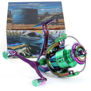 Sougayilang Gulungan Pancing 5.0:1 / 4.7:1 Rasio Roda Gigi Kecepatan Tinggi Spinning Desain Lengan Ayun Ganda Reel Pancing