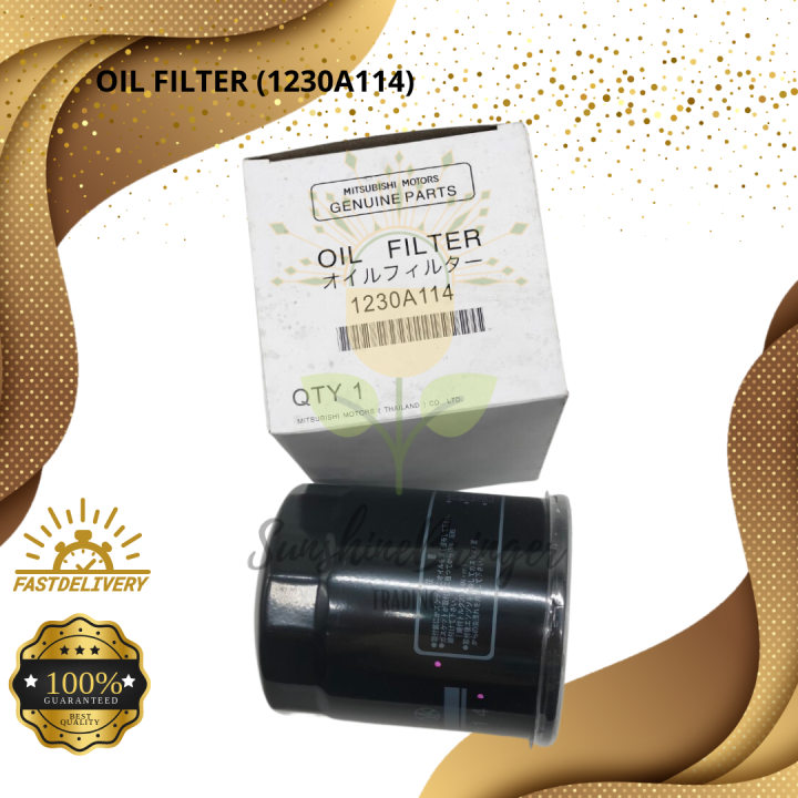 Oil Filter (1230A114) Mitsubishi Montero Gen2 (2008 - 2015), Mitsubishi ...
