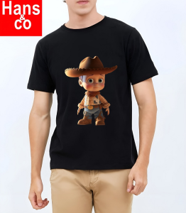 Kaos Pria 3 Dimensi Motif Animasi Koboy Toy Story Tshirt Oblong Katun 24s H0232 By Hans & Co