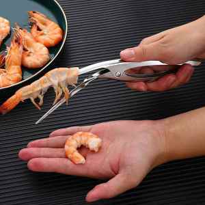 Dụng Cụ Lột Vỏ Tôm Bằng Thép Không Gỉ
