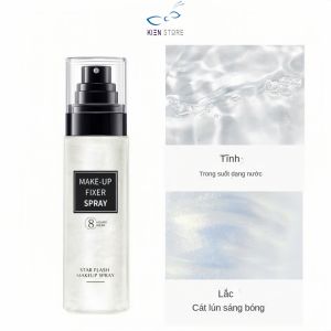 Xịt Khóa Nền Giữ Chặt Lớp Trang Điểm 100ml Dưỡng Ẩm Bắt Sáng - LIFUSHA  MAKEUP FIXER SPRAY