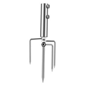 Beach Umbrella Holder Stand Fishing Umbrella Sand Anchors Parasol Brackets for Lawn Beach Fishing Rustproof Stand