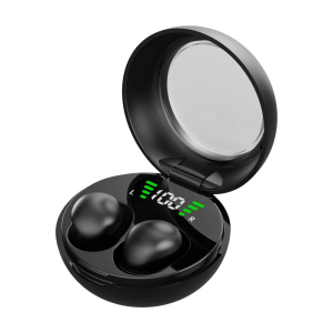 Siêu nhỏ Bluetooth tai nghe đút tai vô hình miniearbuds TWS Tai nghe không dây Bộ băng đô đi ngủ tiếng ồn hủy bỏ với micro